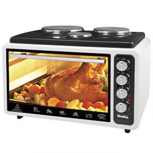 Духовка электрическая 40л DELTA АD-999 с 3-мя электроконфорками
