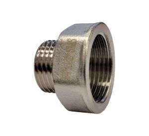 Переходник 3/4''F х 1/2''M никель