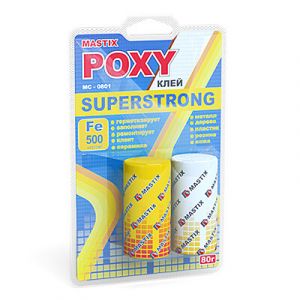 Клей холодная сварка эпоксидный SuperStrong  80гр MASTIX
