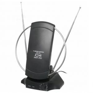 Антенна комнатная "Zolan" 701 (UHF VHF FM, усилитель 32-36дБ) 