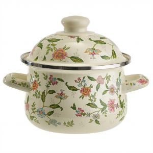 Кастрюля эмалированная 1,5л Прованс EM-1504