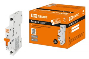 Авт.выкл ВА60-26-14 1Р 25А 4,5кА с компакт TDM 0206-0605
